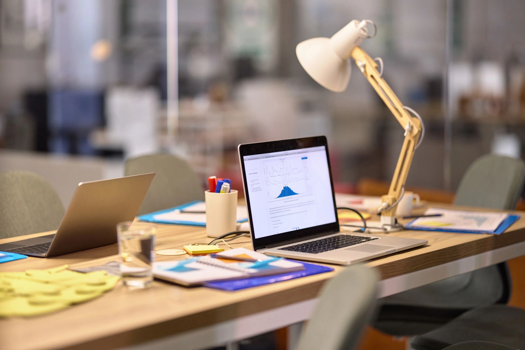 Marketing agency workspace